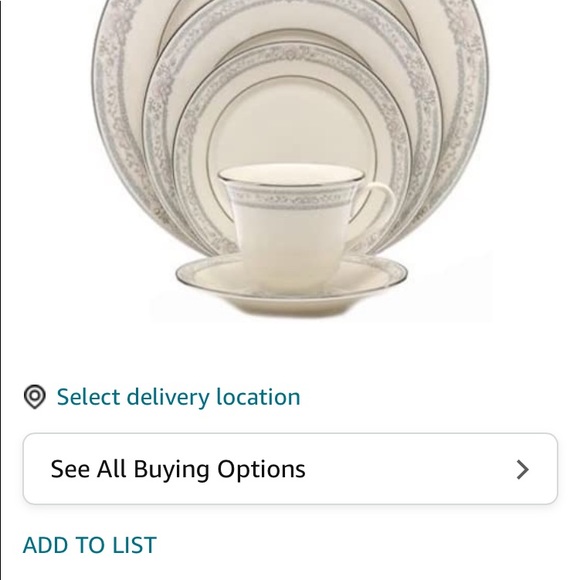 Lenox Ivory Bone China Place Setting For 8 - Picture 7 of 8